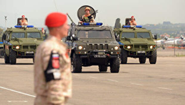 Военный парад на российской авиабазе Хмеймим