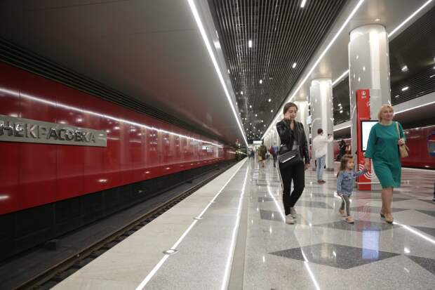 Станция новой Некрасовской ветки метро / Фото: Артур Новосильцев