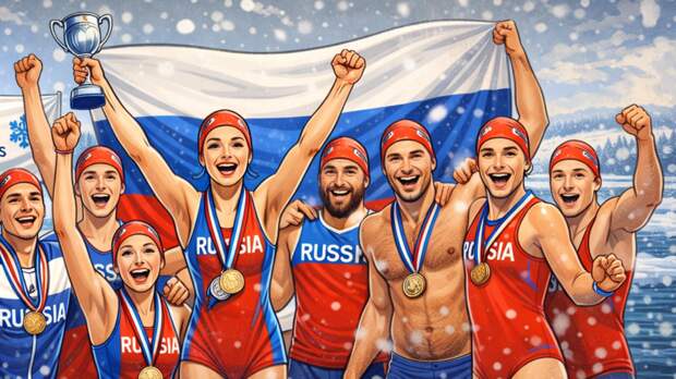 Россияне завоевали почти 50 медалей на чемпионате Европы по плаванию в ледяной воде