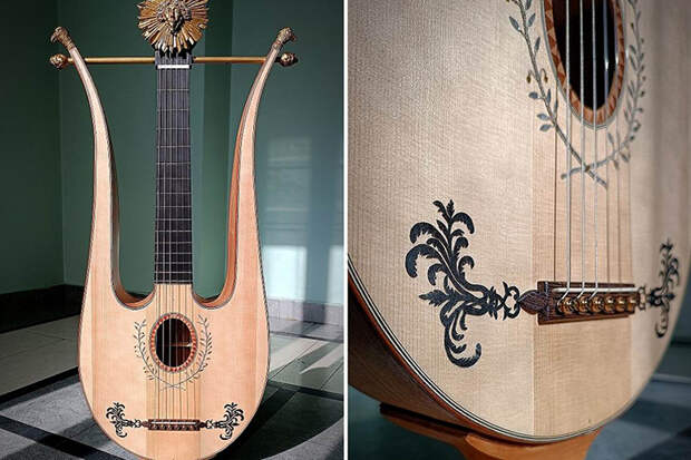 Новосибирский музыкант удивил зрителей игрой на лирогитаре