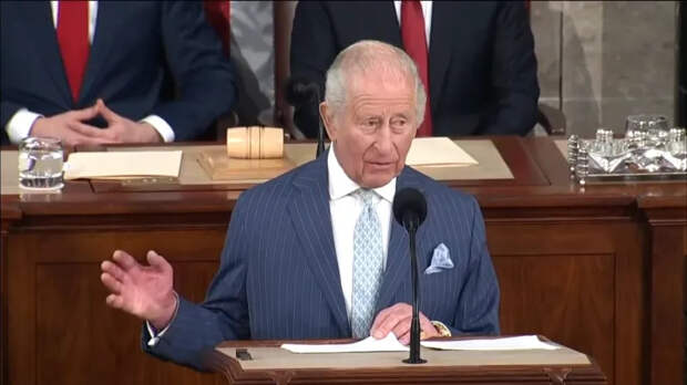 Король Британии призвал защитить Украину от РФ, Конгресс США аплодировал стоя