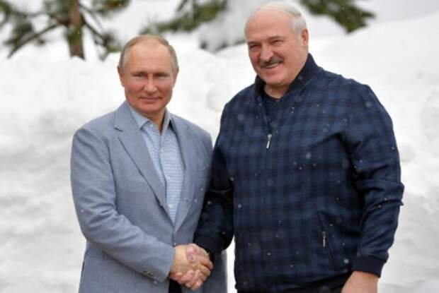 На иллюстрации Владимир Путин и Александр Лукашенко (Фото Алексея Дружинина РИА Новости)