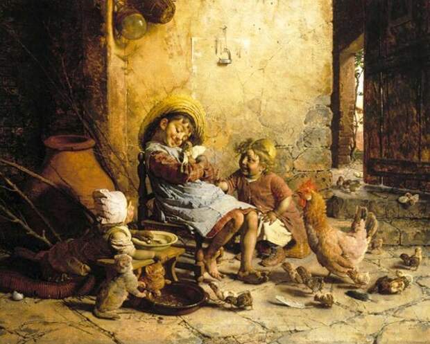 Гаэтано Кьеричи, холст, масло, 1870
