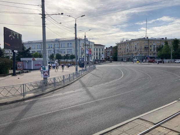 В Смоленске на площади Победы частично уберут забор