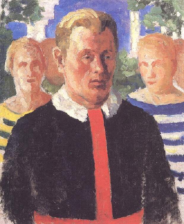 Мужской портрет. 1933-1934. Государственный Русский музей, С.-Петербург. Автор: Казимир Малевич.