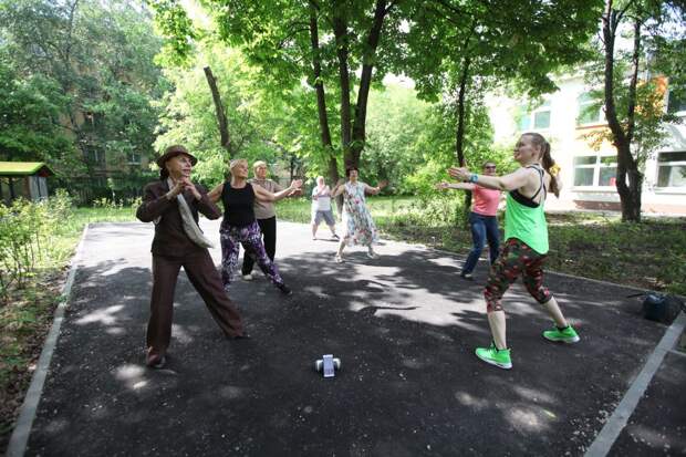 Для пенсионеров в Алтуфьевском возобновились спортивные занятия