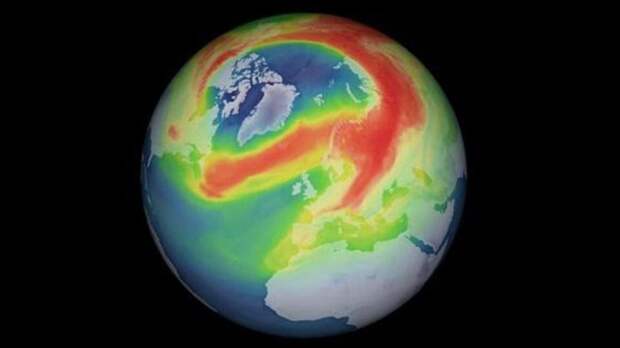 Названа причина образования огромной озоновой дыры над Арктикой