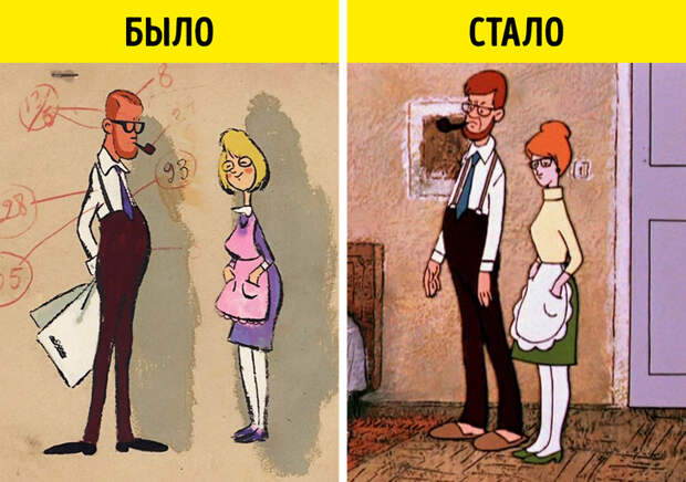 Какими были ранние эскизы 16 наших любимых советских мультфильмов