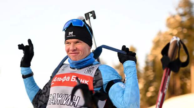 Биатлонист Бажин победил в масс-старте на этапе Кубка Содружества в Сочи