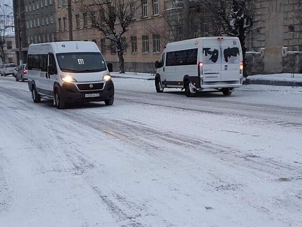 Улицы Читы превратились в каток после снегопада