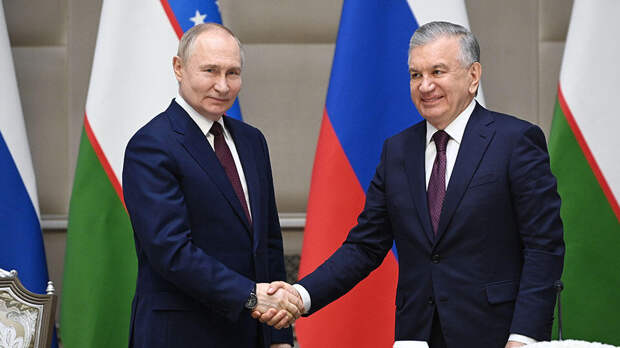 Путин и Мирзиёев обсудили вопросы сотрудничества РФ и Узбекистана