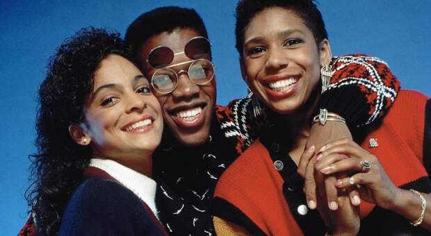 Jasmine Guy, Kadeem Hardison, and Dawnn Lewis, A Different World | Photo Credits: Gary Null/NBC/NBCU Photo Bank via Getty Images