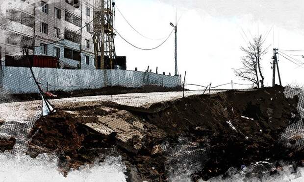 Мэрия Орла три года не может найти 14 млн рублей для укрепления опасного склона на Бурова