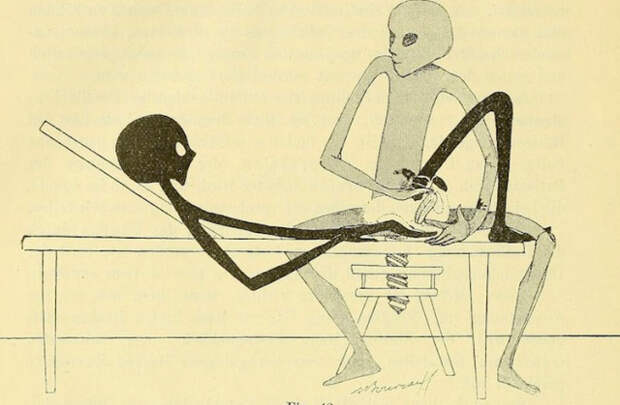 Гинекологическая гимнастика с гуманоидными пришельцами из книги 1895 года