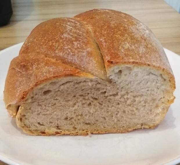 Деревенский хлеб сестер Симили - Pane Rustico di sorelle Simili Рецепт, Хлеб, Длиннопост, Кулинария