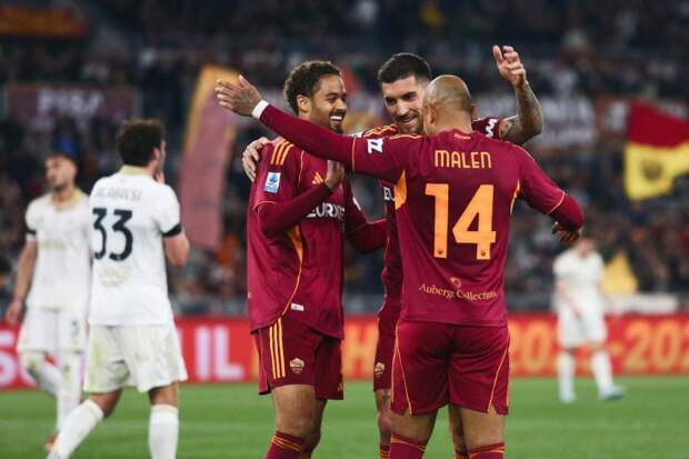 Дониэлл Мален оформил хет-трик — «Рома» победила «Пизу» 3:0 в 32-м туре Серии А