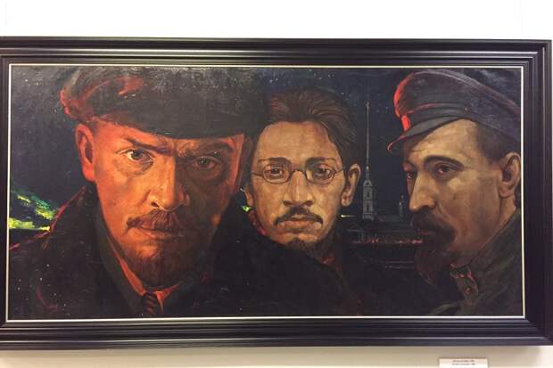 Илья Глазунов. Костры Октября. 1986