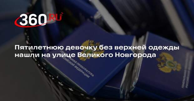 Пятилетнюю девочку без верхней одежды нашли на улице Великого Новгорода