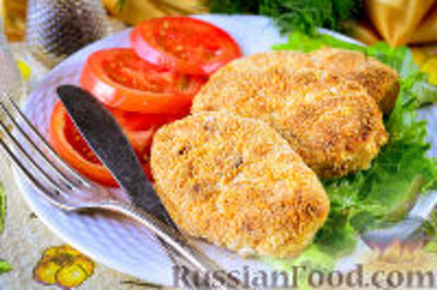 Фото к рецепту: Картофельные котлеты в духовке