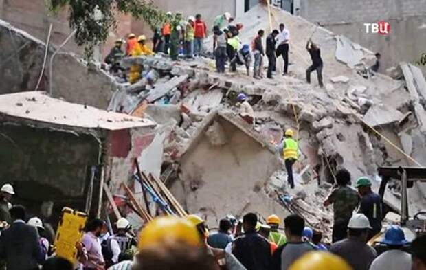 В Мексике растет число жертв разрушительного землетрясения