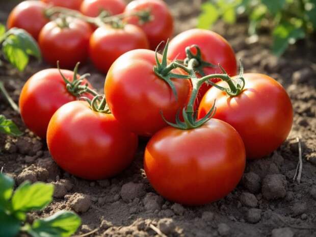 Не томат, а машина урожая: по 30 плодов на кисти, и плодоносит до холодов