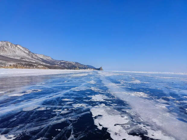 За облизанный Shaman'ом кусок байкальского льда просят 50 тысяч рублей