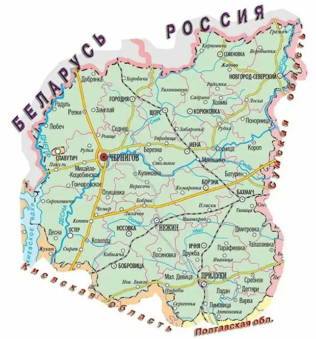 Чернигов на карте. Черниговская обл на карте. Черниговская область на карте Украины. Карта Черниговской области подробная с городами. Карта Черниговской области подробная по районам.