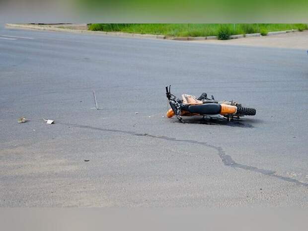 В Приаргунском районе мотоциклист вылетел в кювет