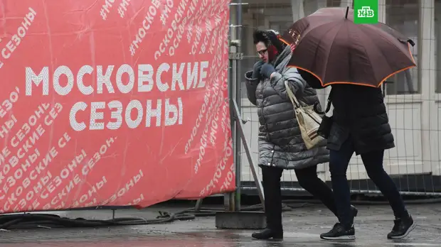 Москвичей предупредили о дожде и сильном ветре
