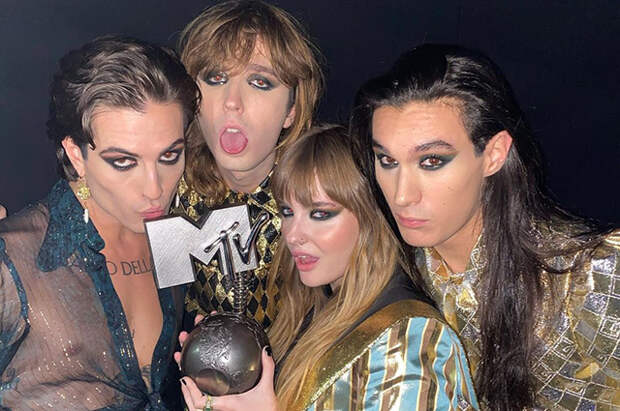 Måneskin, Рита Ора, Винни Харлоу и другие на премии MTV Europe Music Awards в Будапеште