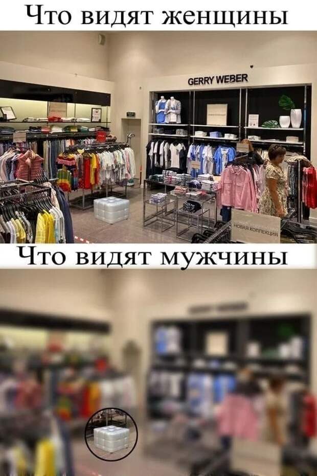 4. Шоппинг глазами мужчин 4. Шоппинг глазами мужчин
