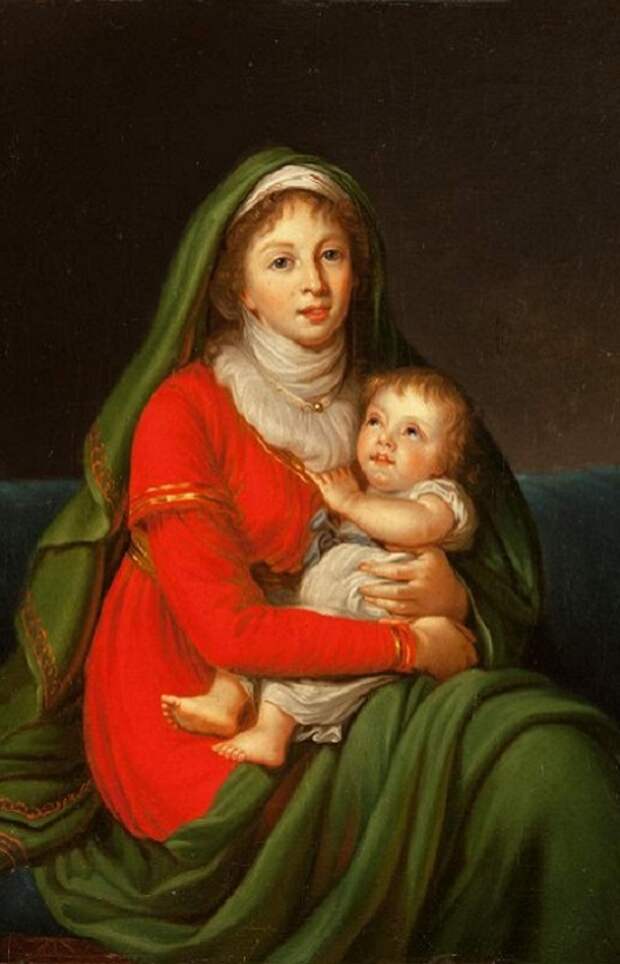 Строгановы Софья Владимировна и сын Александр Строгановы Софья Владимировна и сын Александр