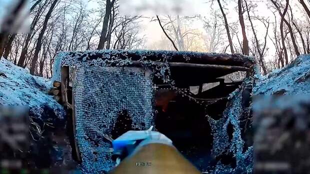 Дроноводы поразили украинский «Пион» в Харьковской области