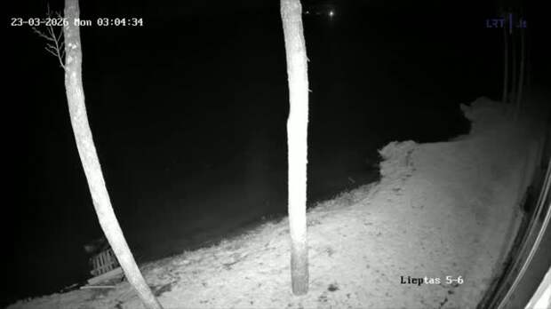 В Литву залетел неизвестный дрон и попал на видео