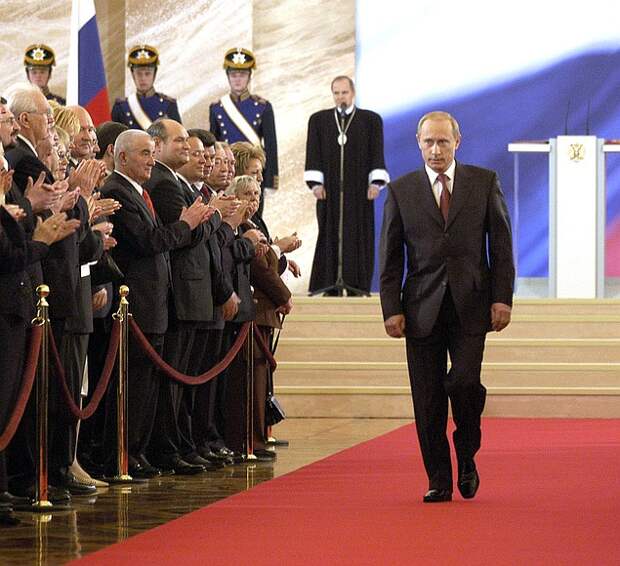 Владимир Путин во время церемонии вступления в должность Президента Российской Федерации