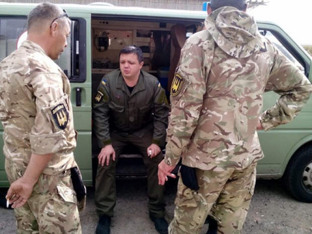 Вопрос журналиста вывел Семенченко: «ты - мразь, которая поклоняется Путину»