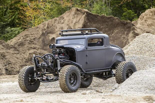 Хот-род Dodge Coupe 1932 для улиц и бездорожья в стиле Безумного Макса dodge, авто, автомобили, внедорожник, кастом, кастомайзинг, самоделка, хот-род