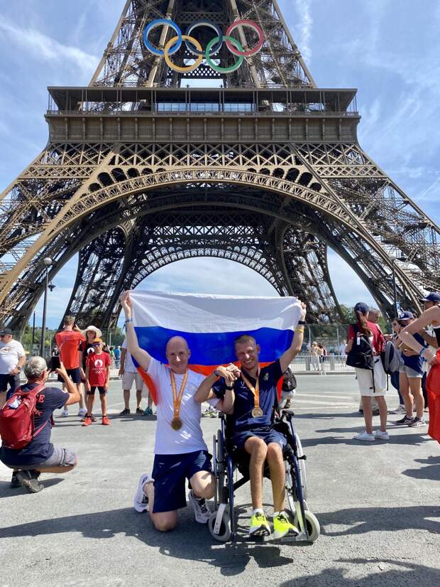 Уникальное событие на парижской Олимпиаде: российский инклюзивный тандем прошел марафон