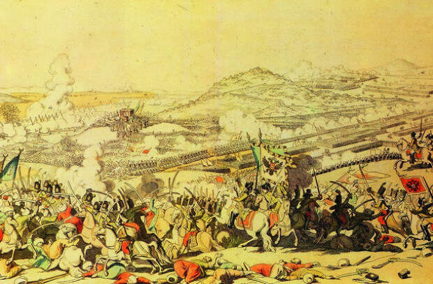 Сражение при Рымнике. Гравюра конца XVIII века