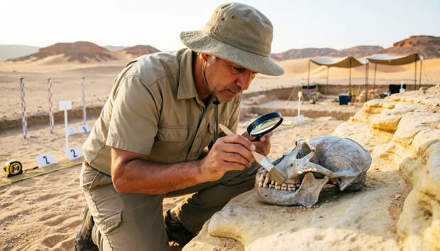 Ученые нашли стоянку древних людей со скелетами возрастом 100 000 лет