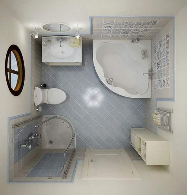 маленькая ванная комната дизайн 2016