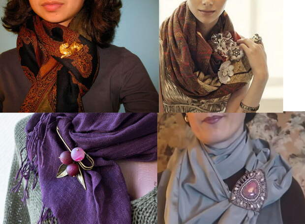 5 креативных способов повязать шарф