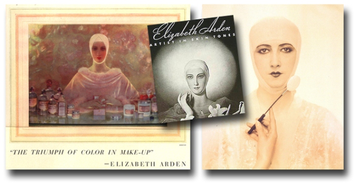 Французская модель Сесил Бейлисс (Cecille Bayliss) - лицо бренда Elizabeth Arden с 1920 по 1940 года.