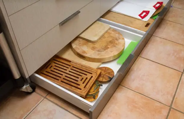 Ящики, которые подарят вашей кухне дополнительное пространство. Гениальный дизайн