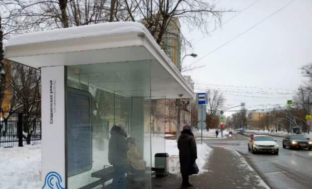 Новые автобусные павильоны в Южном Тушине сделаны из более прочных материалов