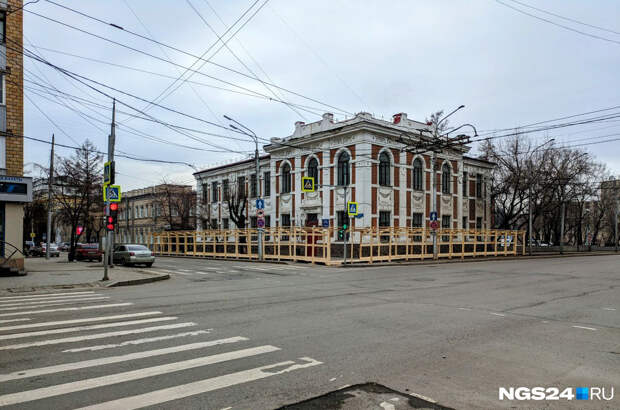 В Красноярске отремонтируют историческое здание возле Копыловского моста
