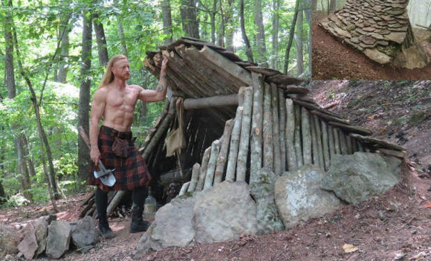 Хижина викингов: мужчина решил выстроить как 1000 лет назад подручными инструментами