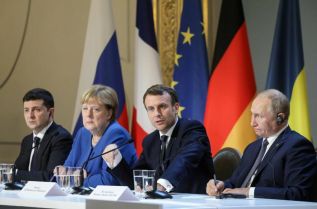 В Кремле назвали условия нормандской встречи