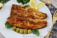 Фото к рецепту: Запечённая скумбрия с чесноком и паприкой