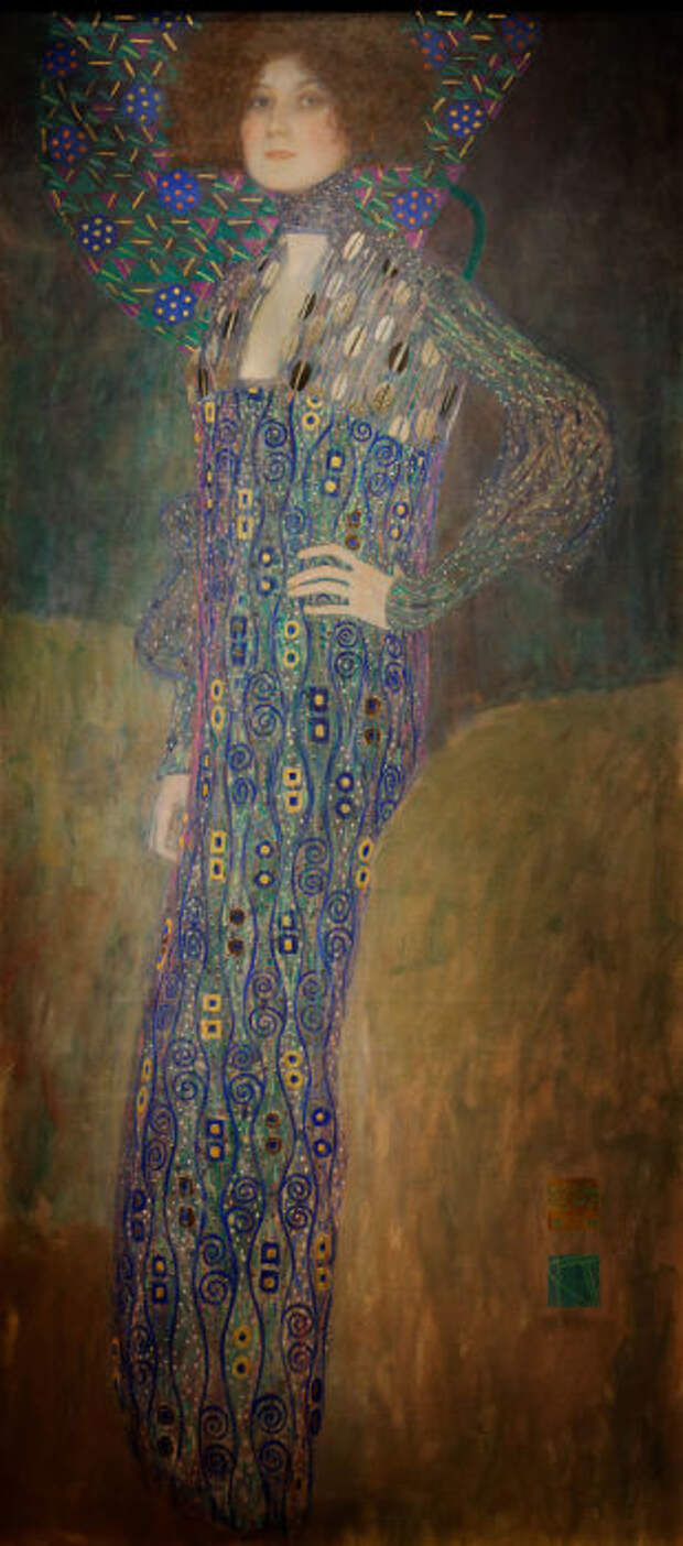 Эмилия Флёге, портрет работы Климта